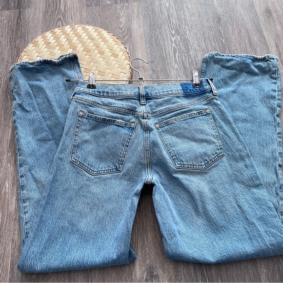 Abercrombie & fitch low rise baggy jeans medium light wash - Picture 7 of 7